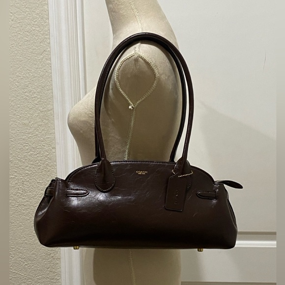 Coach Empire Carryall Bag 34 Brass/Maple Authentic - Picture 2 of 16